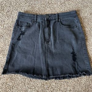NWOT Aeropostale Black Jean Skirt